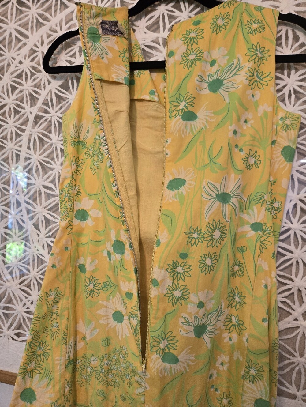 Vintage Lilly Pulitzer “The Lilly” Yellow Daisy Shift Dress 100% Cotton Mod - Picture 12 of 15
